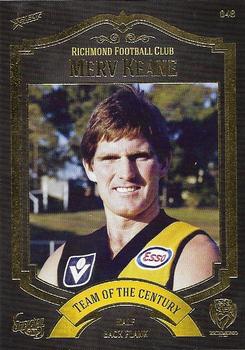 2013 Richmond Hall of Fame and Immortal Trading Card Collection #48 Mervyn Keane Front